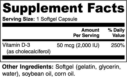 Vitamin D3 2,000 IU - Image 6